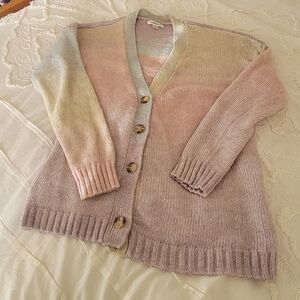 Pastel Ombre Rainbow Cardigan 🩷
